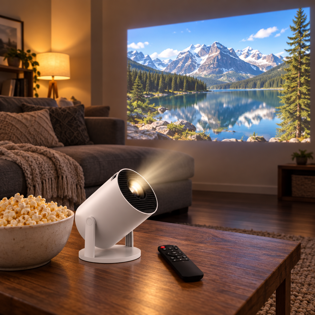 LumiLivre Portable Mini Projector