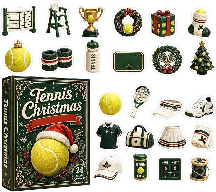 Tennis-Themed Holiday Advent Calendar